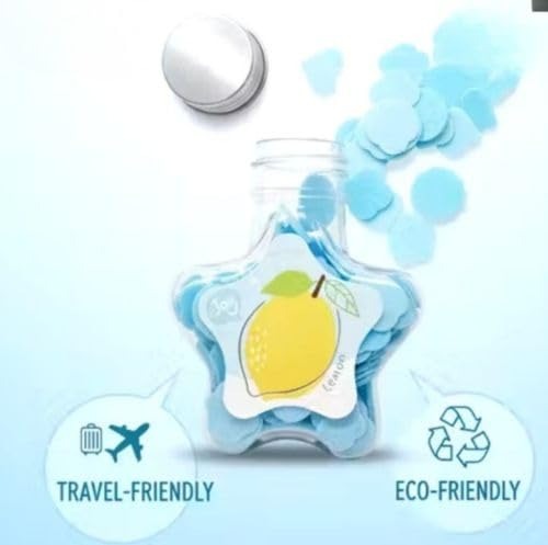 1Pc Portable Travel Star Shape Paper Soap
